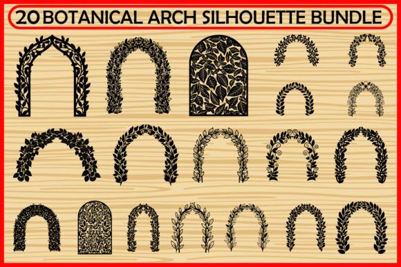 Evaluating the 25 Botanical Arch Silhouette Bundle for Professional Design Workflows