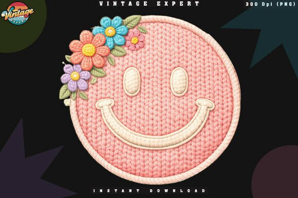 Evaluating the Floral Smiley Crochet Yarn Faux PNG for Creative Projects