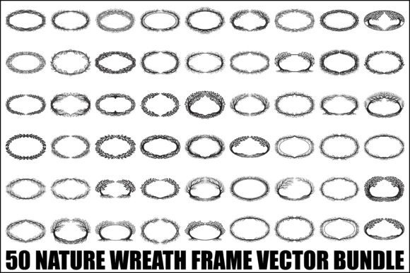 Evaluating the Nature Wreath Frame Vector Bundle for Professional and DIY Design Projects