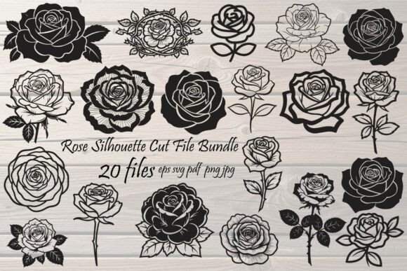 Evaluating the Rose Silhouette File Bundle for Precision Crafting and Design