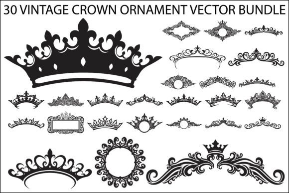 Evaluating the Vintage Crown Ornament Bundle for Design Projects
