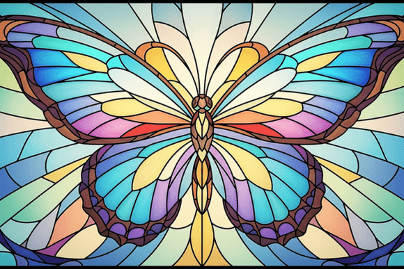 Integrating Stained Glass Butterfly Vibrant Wings into Your Creative Workflow