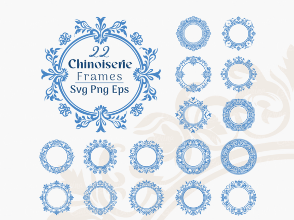 Integrating the Chinoiserie Frames SVG, PNG Bundle into Professional Design Workflows