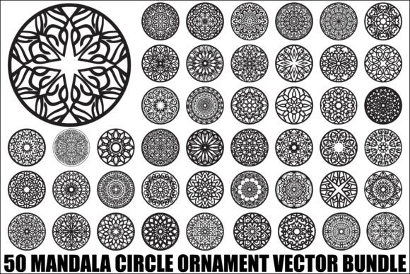 Mastering Precision Design with the Mandala Circle Ornament Vector Bundle