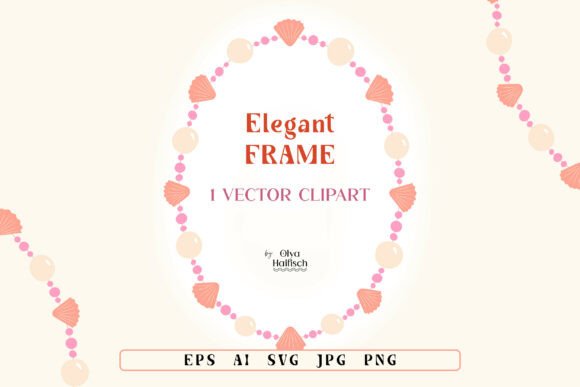 Mastering the Elegant Pearl and Seashells Vector Frame for Professional Designs