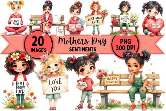 Mother’s Day Sentiments Clipart: A Practical Resource for Seasonal Design