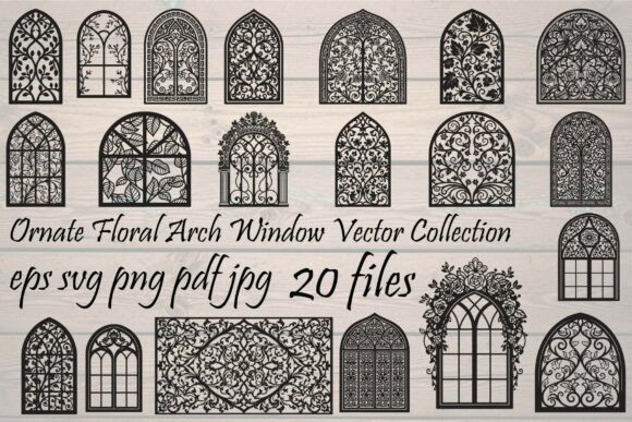 Ornate Floral Arch Window Bundle: A Comprehensive Guide for Creators