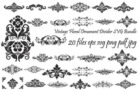 Strategic Design: Elevating Brand Identity with the Vintage Floral Ornament Divider