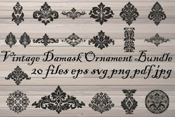 Strategic Design Elevation with the Vintage Damask Ornament Bundle