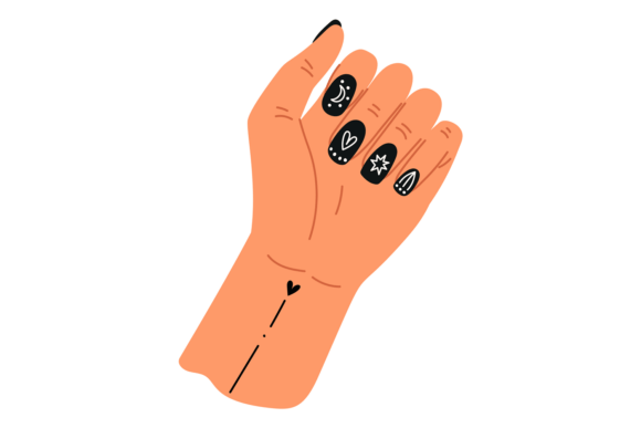 Understanding the Appeal and Utility of a Female Hand with Stylish Black Manicure