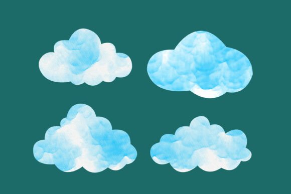 Understanding the Value of Watercolor Cloud Clipart Vector in Modern Design