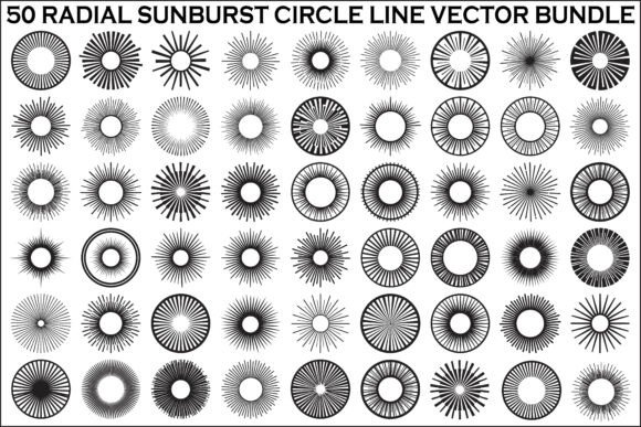 Unlocking Creative Potential: A Guide to the Radial Sunburst Circle Bundle for Modern Design