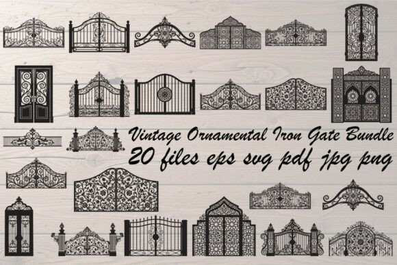 Vintage Ornamental Iron Gate Bundle: A Comprehensive Guide for Creators